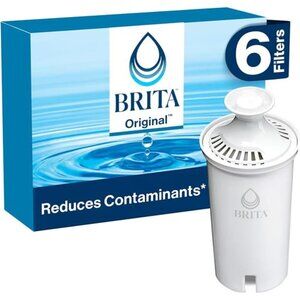 Standard Water Filter‎ for Pitchers and Dispensers, Reduces Copper, Cadmium